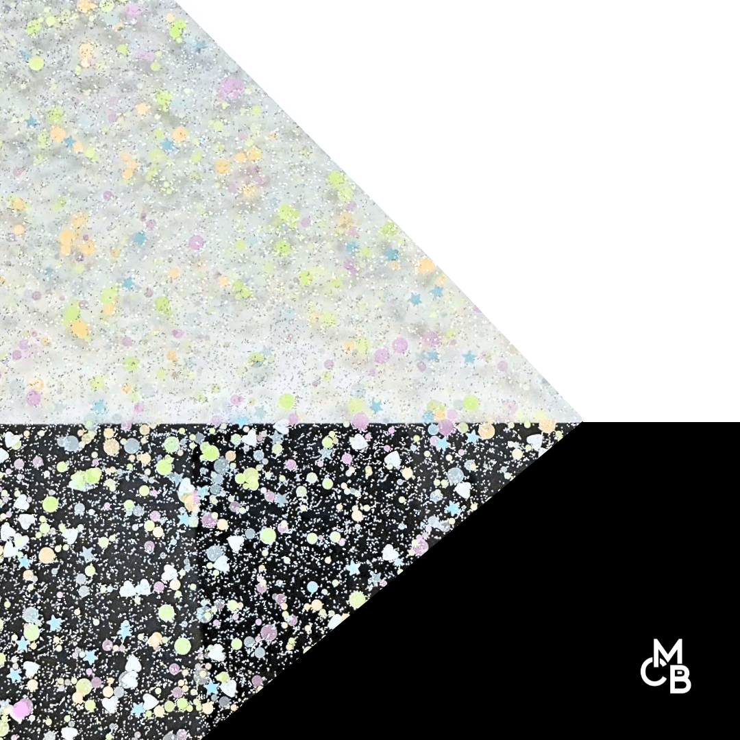 1/8" Rockabye Baby Pastel GlitterBlend Cast Acrylic Sheets - Acrylic Sheets