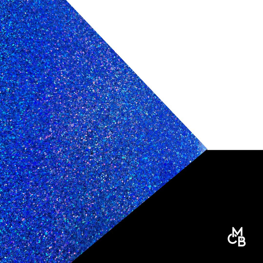 1/8" Royal Blue Razzle Dazzle Glitter Cast Acrylic Sheets - Acrylic Sheets