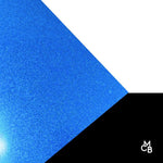 1/8" Royal Blue Shimmer Glitter Engraves White Cast Acrylic Sheets - Acrylic Sheets