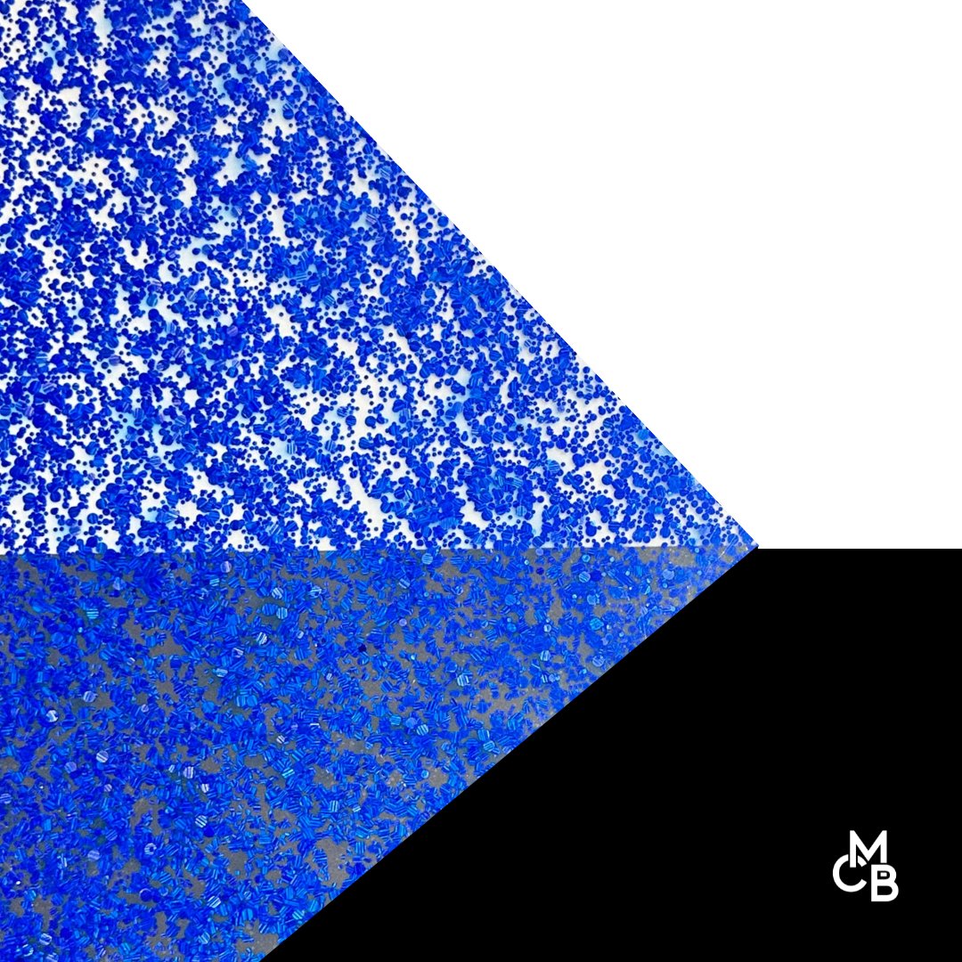 1/8" Royal Dazzle Glitter Cast Acrylic Sheets Custom Made Better
