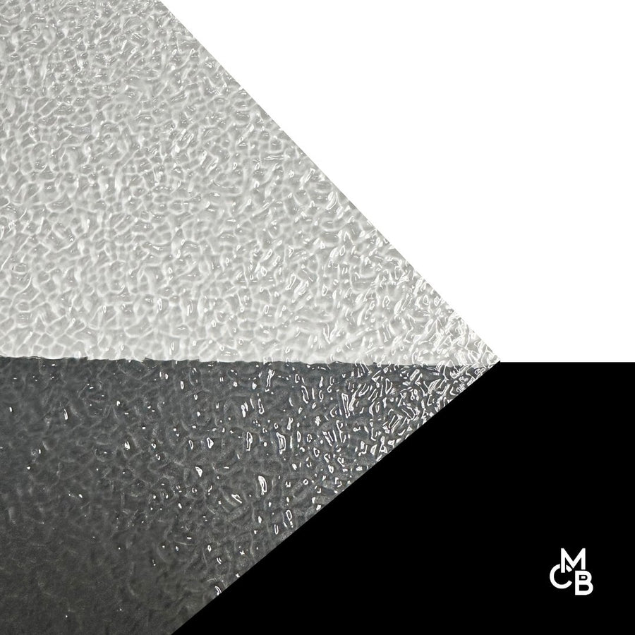 1/8" Snake Skin Clear Textured Cast Acrylic Sheets - Acrylic Sheets