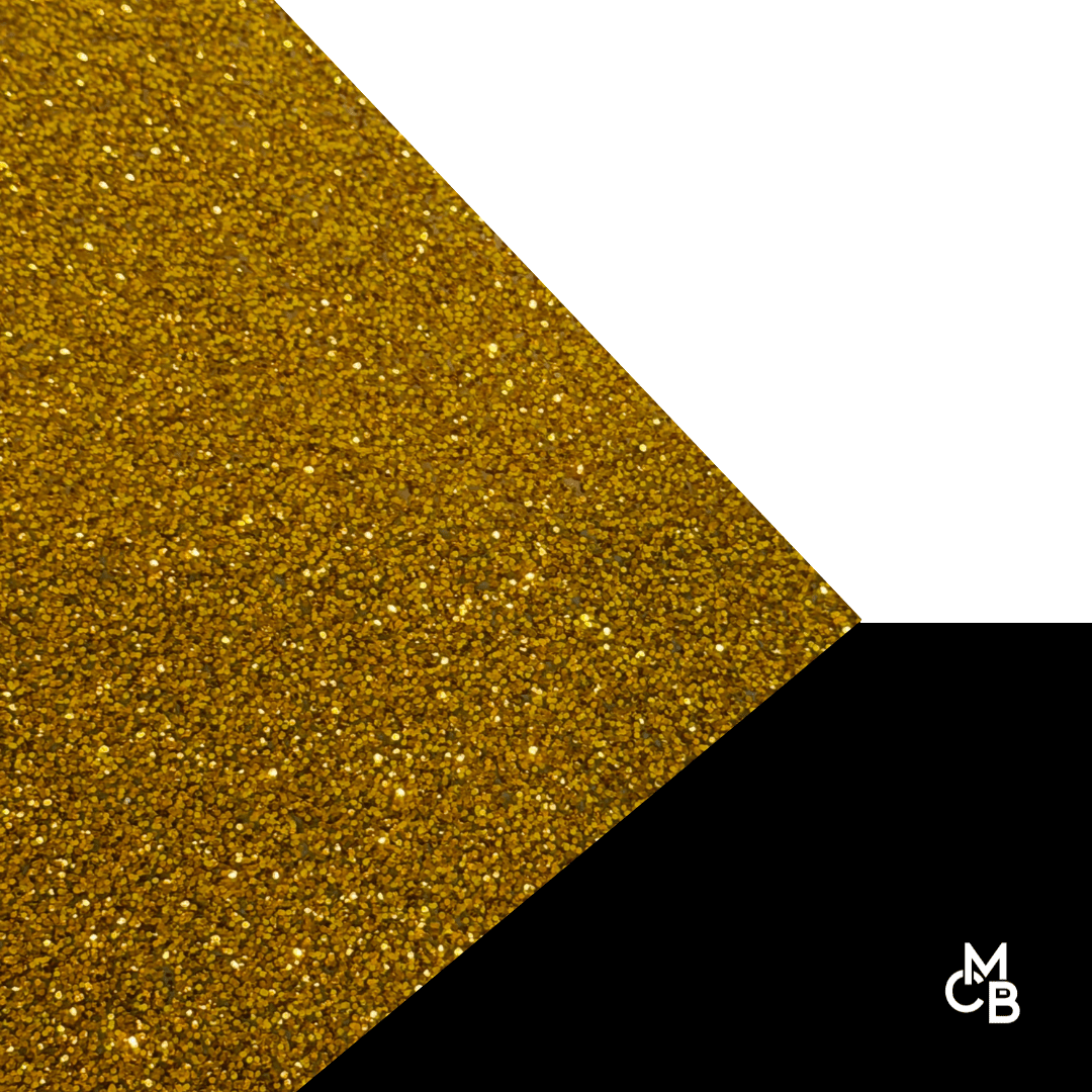 1/8" Sparkle Gold Glitter Cast Acrylic Sheets - Acrylic Sheets