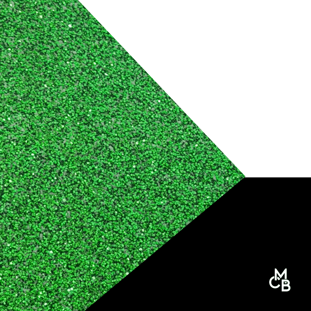 1/8" Sparkle Green Glitter Cast Acrylic Sheets - Acrylic Sheets