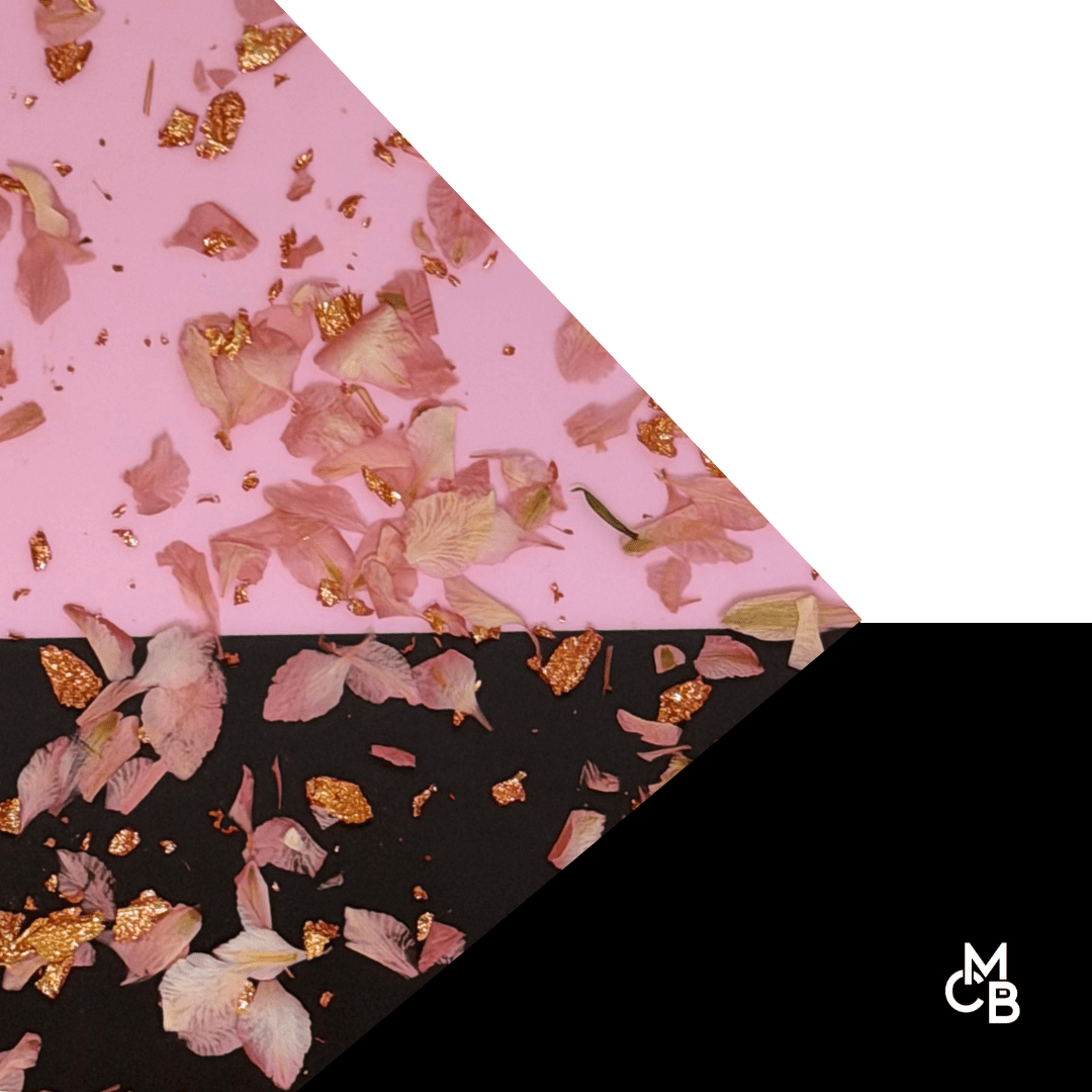 1/8" Translucent Petals Dark Pink Cast Acrylic Sheets - Acrylic Sheets