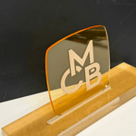 1/8" Transparent Gold Cast Acrylic Sheets - Acrylic Sheets