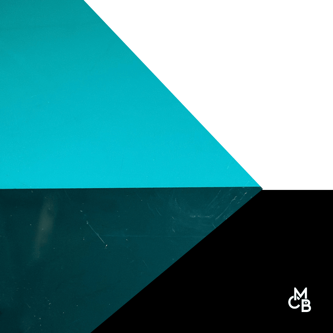 1/8" Transparent Teal Cast Acrylic Sheets | 2120 - Acrylic Sheets