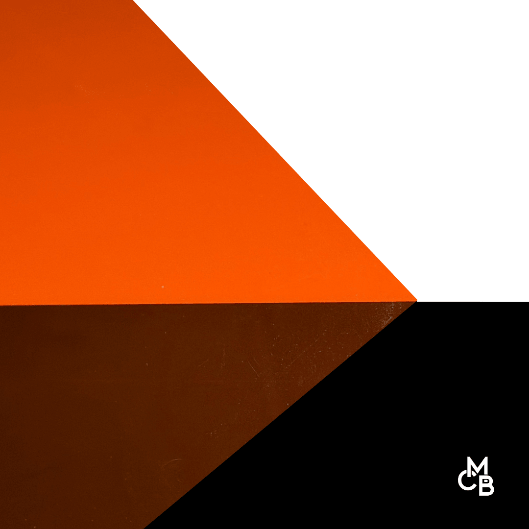 1/8" Transparent Tropical Orange Cast Acrylic Sheets - Acrylic Sheets
