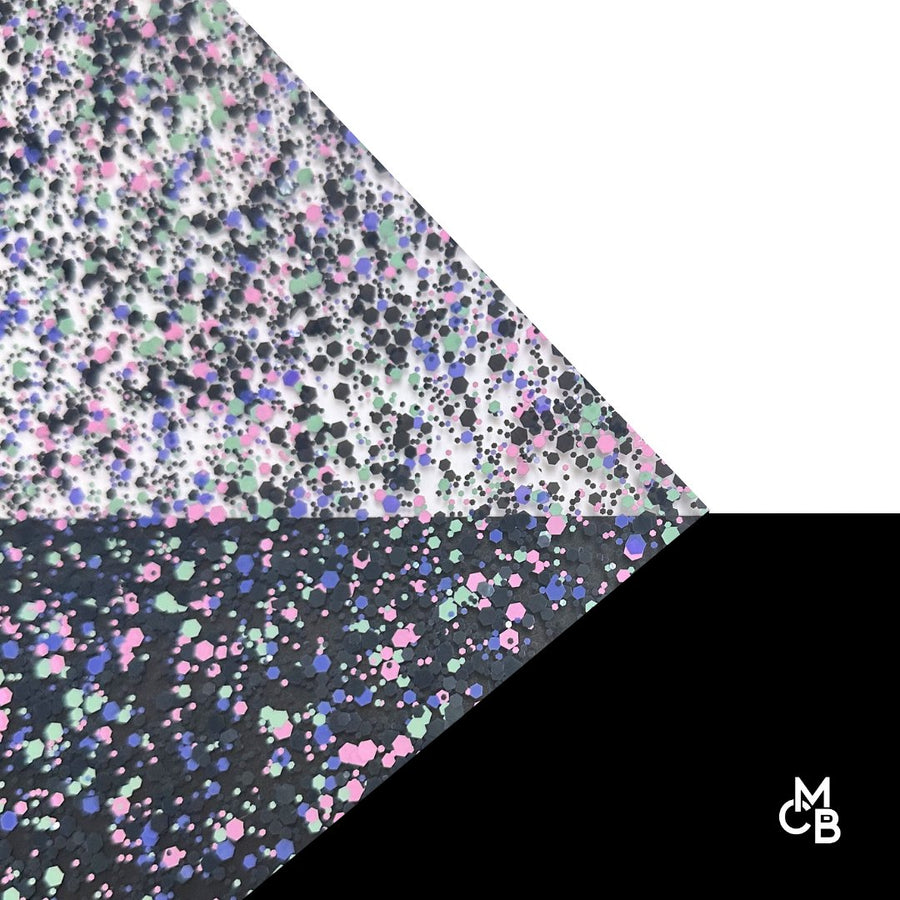 1/8" Unicorn Farts Glitter Dots Cast Acrylic Sheets - Acrylic Sheets