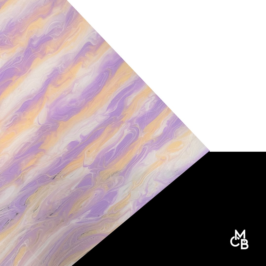 1/8" Vintage Violet Peach Paint Pour Cast Acrylic Sheets - Acrylic Sheets