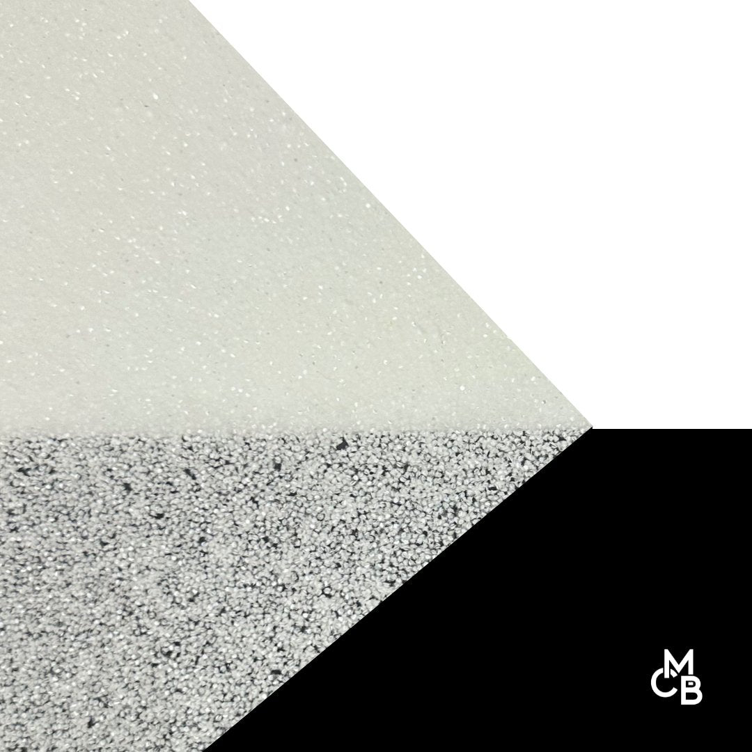 White GlowGlitter Cast Acrylic Sheets - Glitter Acrylic Sheets - Wholesale Acrylic Sheets