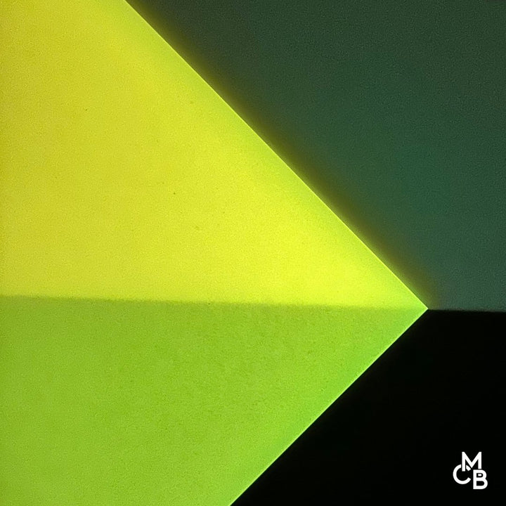 1/8" Yellow Glow in the Dark Cast Acrylic Sheets - Acrylic Sheets