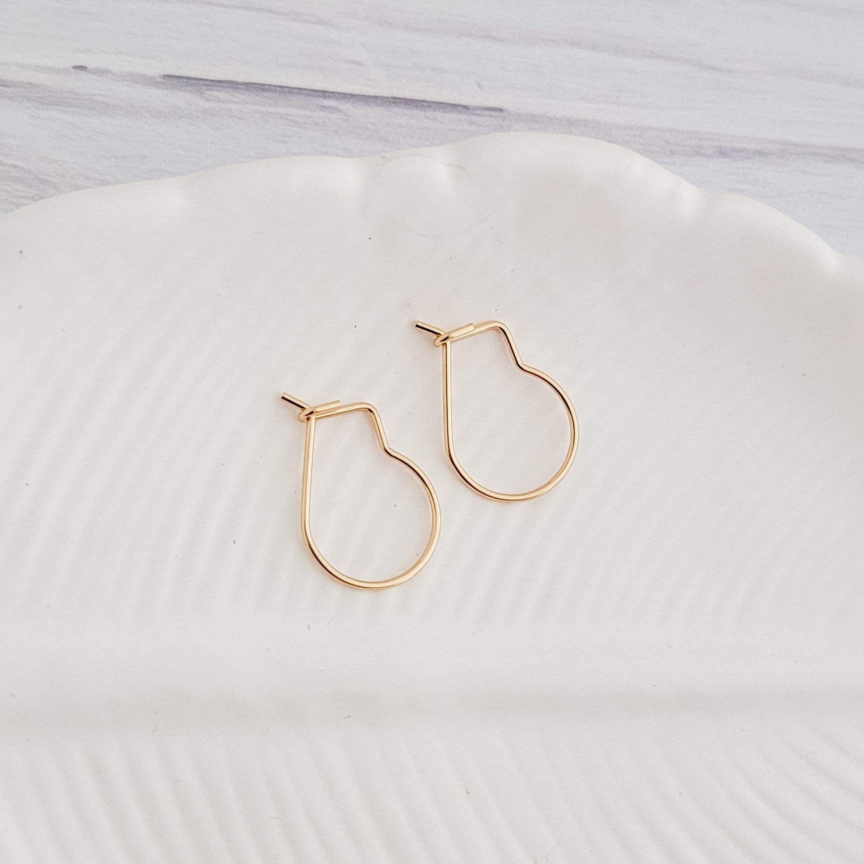 18mm Gold Stainless Steel Kidney Hook, 20 Pieces, Earring Hook 5 - 
