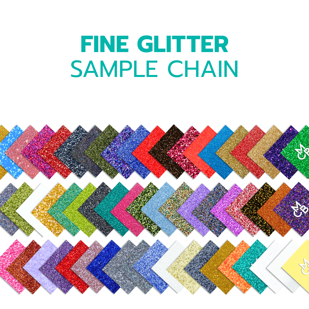 2" Sample Bundle - 1/8" Fine Glitter Acrylic Sheets - Acrylic Sheet Bundles