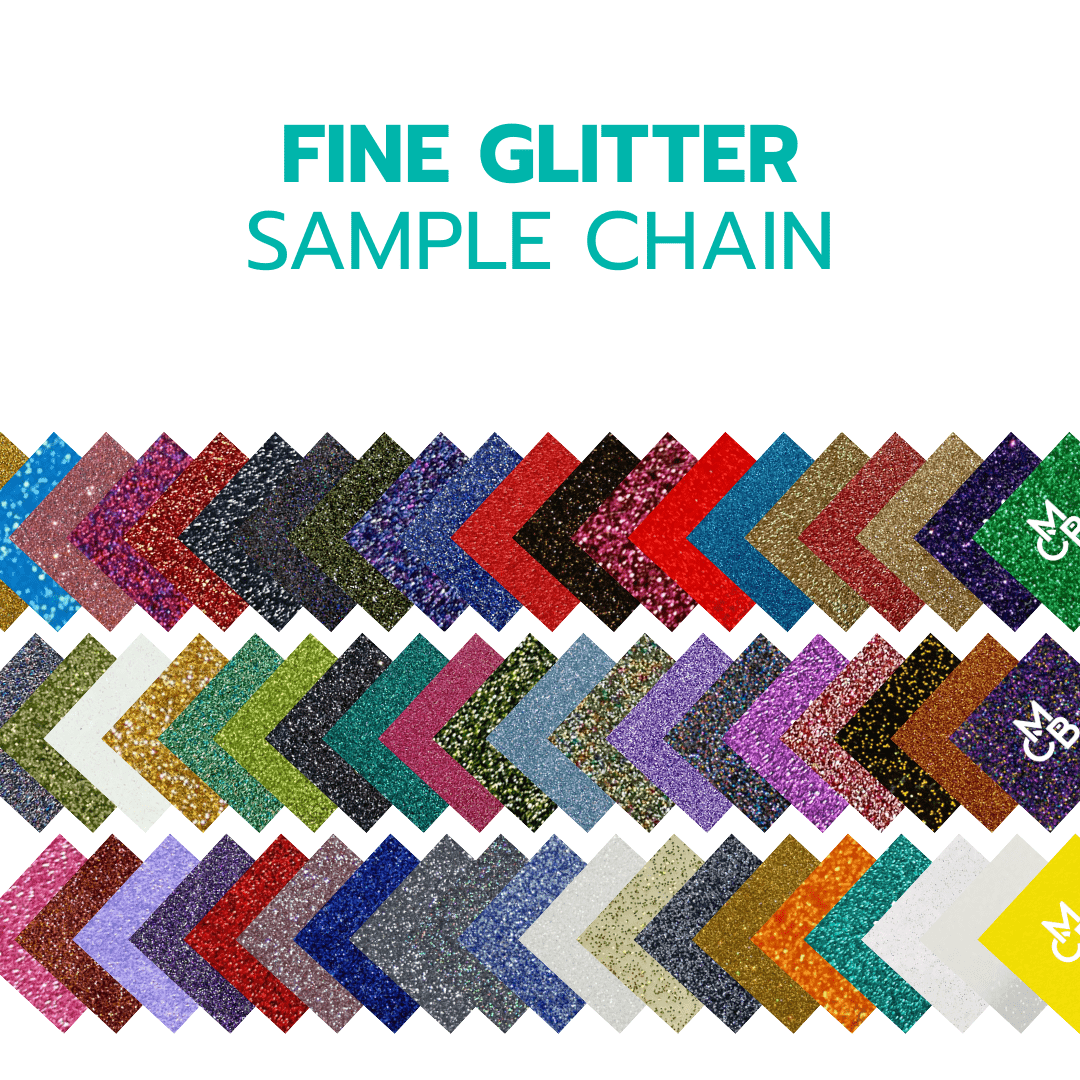 2" Sample Bundle - 1/8" Fine Glitter Acrylic Sheets - Acrylic Sheet Bundles