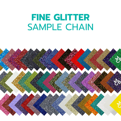 2" Sample Bundle - 1/8" Fine Glitter Acrylic Sheets - Acrylic Sheet Bundles