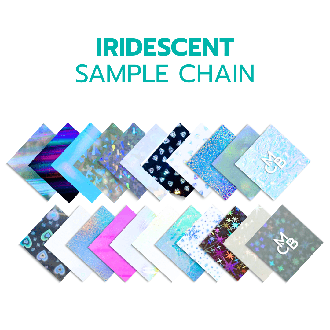 2" Sample Bundle - 1/8" Iridescent Acrylic Sheets - Acrylic Sheet Bundles