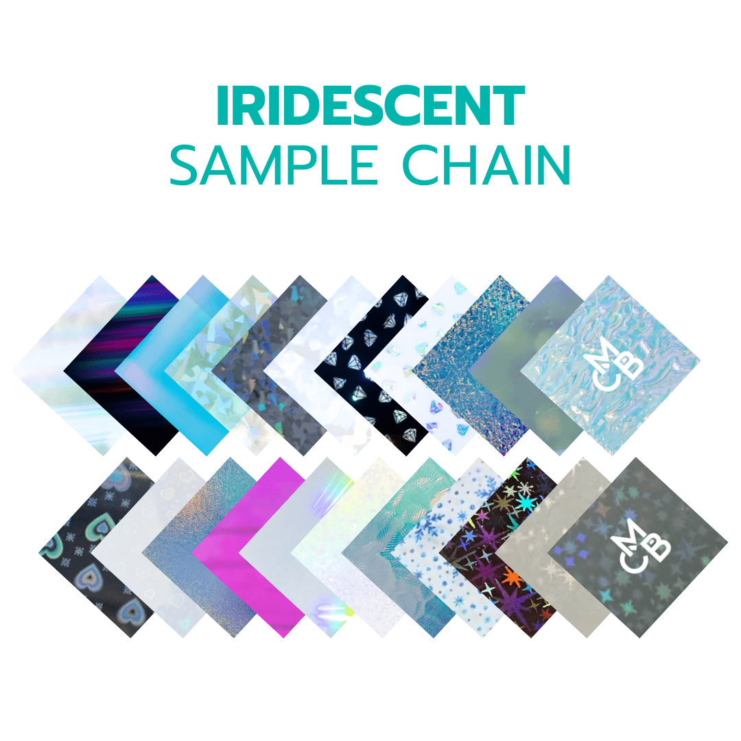 2" Sample Bundle - 1/8" Iridescent Acrylic Sheets - Acrylic Sheet Bundles