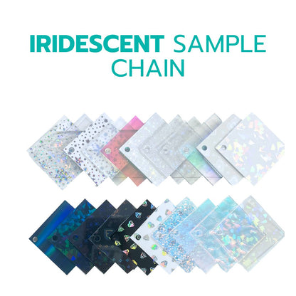 2" Sample Bundle - 1/8" Iridescent Acrylic Sheets - Acrylic Sheet Bundles