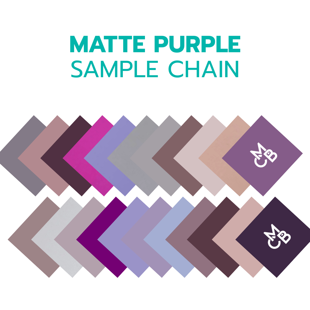 2" Sample Bundle - 1/8" Matte Purple Acrylic Sheets - Acrylic Sheet Bundles