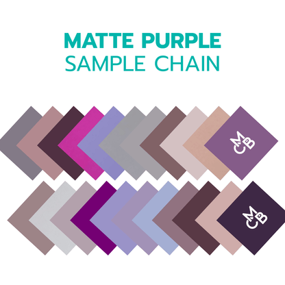 2" Sample Bundle - 1/8" Matte Purple Acrylic Sheets - Acrylic Sheet Bundles