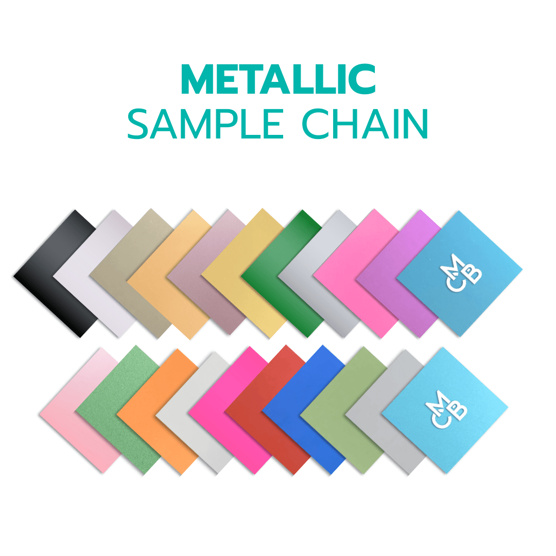 2" Sample Bundle - 1/8" Metallic Acrylic Sheets - Acrylic Sheet Bundles