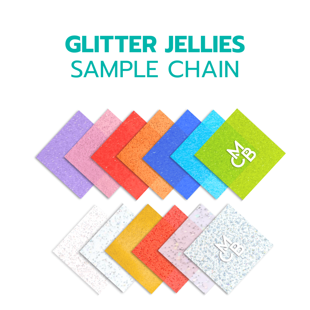 2" Sample Bundle - Glitter Jellies Acrylic Sheets - Acrylic Sheet Bundles