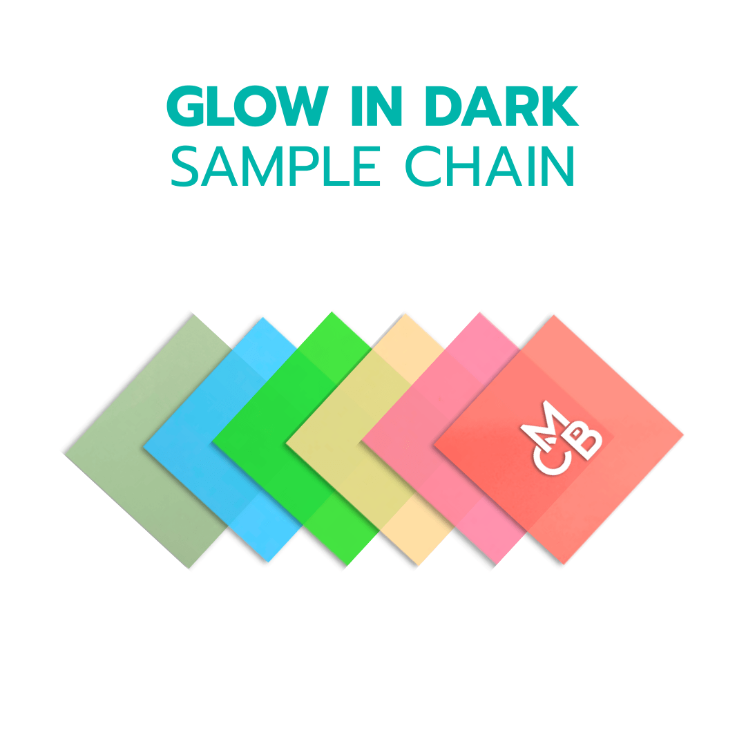 2" Sample Bundle - Glow in the Dark Acrylic Sheets - Acrylic Sheet Bundles