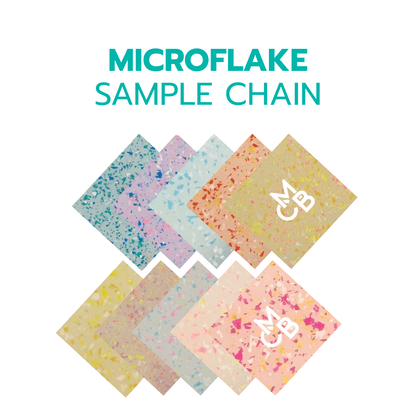 2" Sample Bundle - Microflake Glitters Acrylic Sheets - Acrylic Sheet Bundles