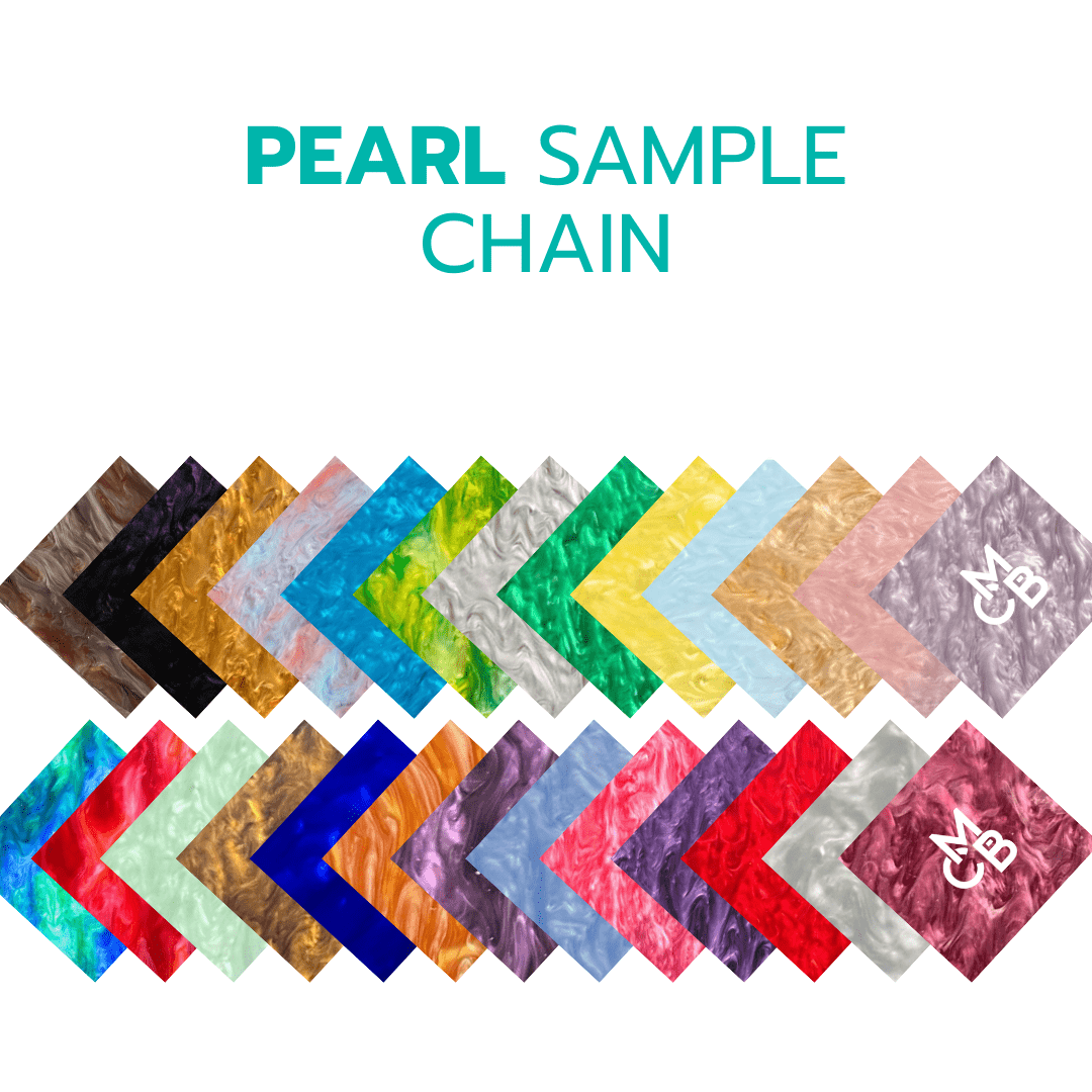 2" Sample Bundle - Pearl Acrylic Sheets - Acrylic Sheet Bundles