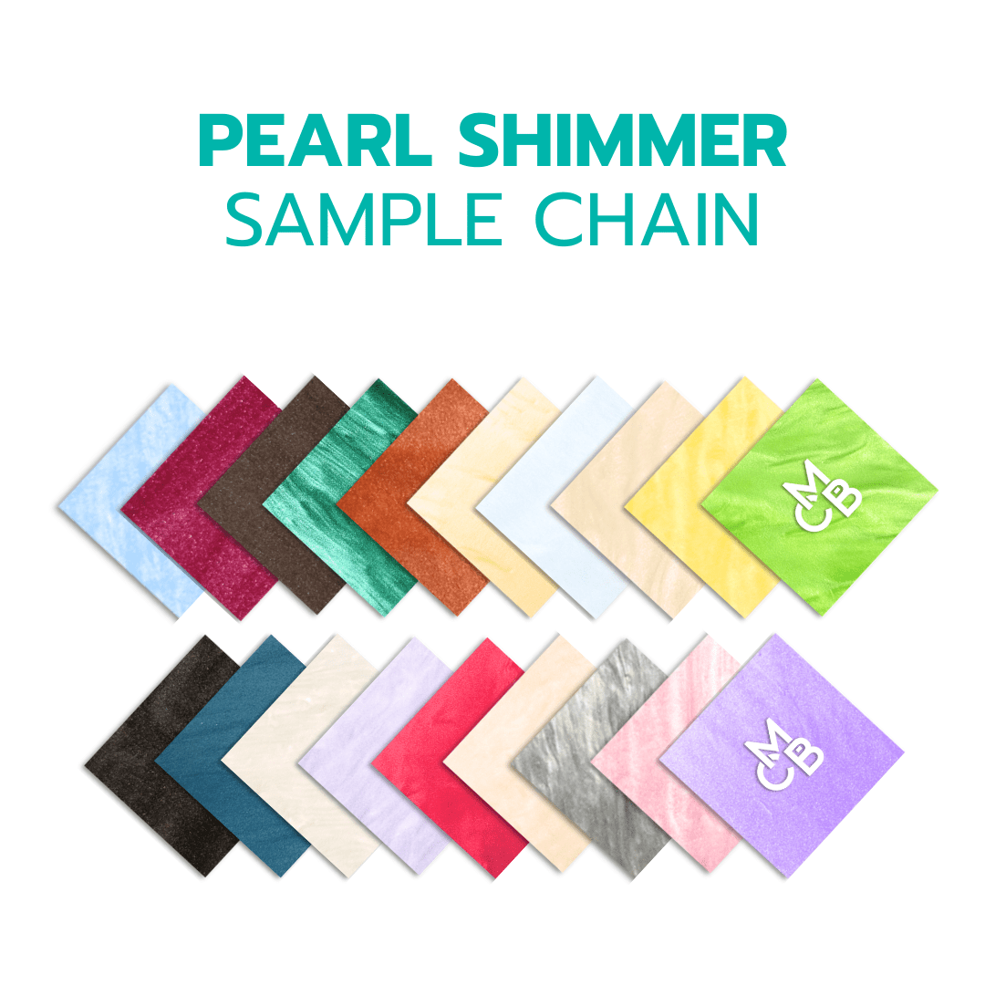 2" Sample Bundle - Pearl Shimmer Acrylic Sheets - Acrylic Sheet Bundles