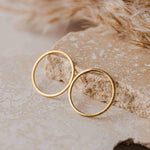 20mm Gold Stainless Steel Circle Linking Rings (Smooth), 10 Pieces, Connector 15 - 