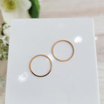 25mm Gold Stainless Steel Circle Linking Rings (Smooth), 10 Pieces, Connector 31 - 