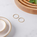 25mm Gold Stainless Steel Circle Linking Rings (Smooth), 10 Pieces, Connector 31 - 