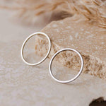 25mm Silver Stainless Steel Circle Linking Rings (Smooth), 10 Pieces, Connector 30 - 