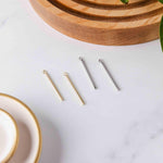33mm Gold Stainless Steel Bar Pendant Connectors, 10 Pieces, Charm 65 - 