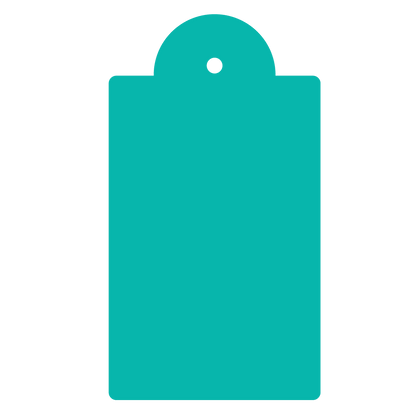 3.5" ACRYLIC BLANKS | GIFT TAG SHAPES | CUT TO SIZE ACRYLIC - Acrylic Blanks