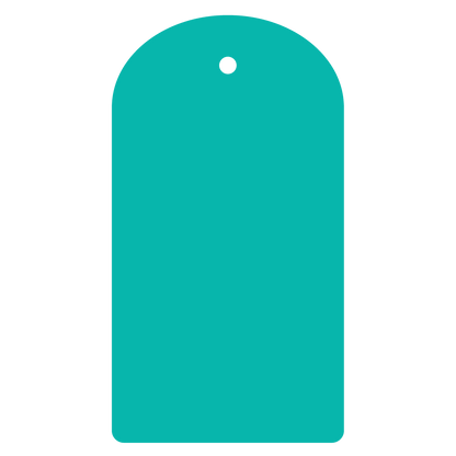 3.5" ACRYLIC BLANKS | GIFT TAG SHAPES | CUT TO SIZE ACRYLIC - Acrylic Blanks