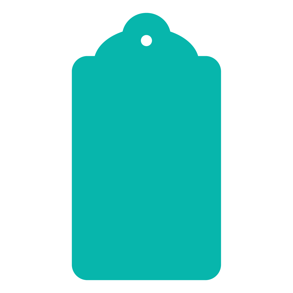 3.5" ACRYLIC BLANKS | GIFT TAG SHAPES | CUT TO SIZE ACRYLIC - Acrylic Blanks