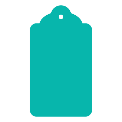 3.5" ACRYLIC BLANKS | GIFT TAG SHAPES | CUT TO SIZE ACRYLIC - Acrylic Blanks