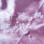 3mm Clear Plastic Flat Pad Earring Posts, 100 Pieces, Plastic 5 - 