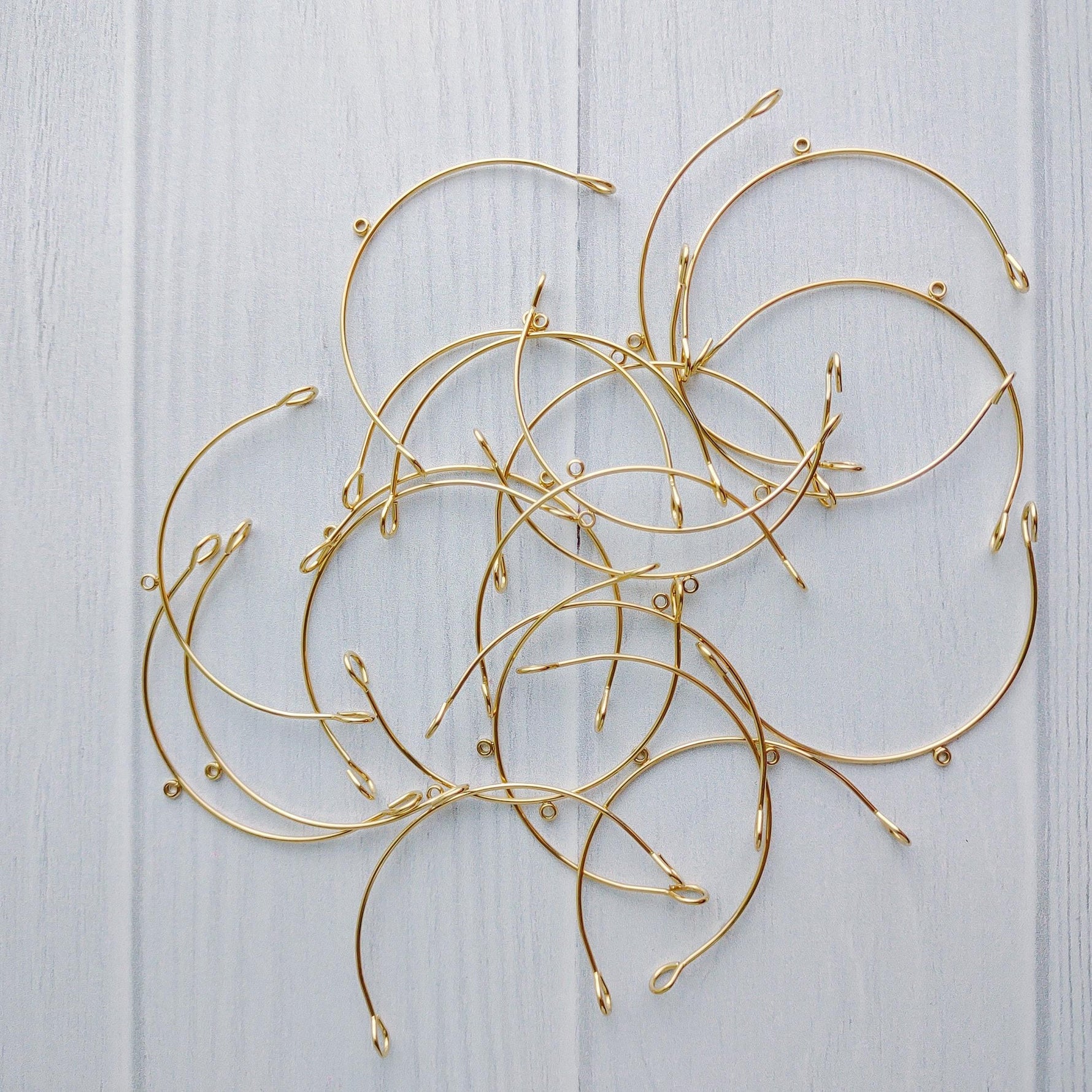 45mm Gold Stainless Steel Large Arches, 10 Pieces, Connector 65 - 