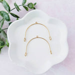 45mm Gold Stainless Steel Large Arches, 10 Pieces, Connector 65 - 