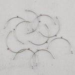 45mm Silver Stainless Steel Large Arches, 10 Pieces, Connector 64 - 