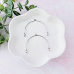 45mm Silver Stainless Steel Large Arches, 10 Pieces, Connector 64 - 
