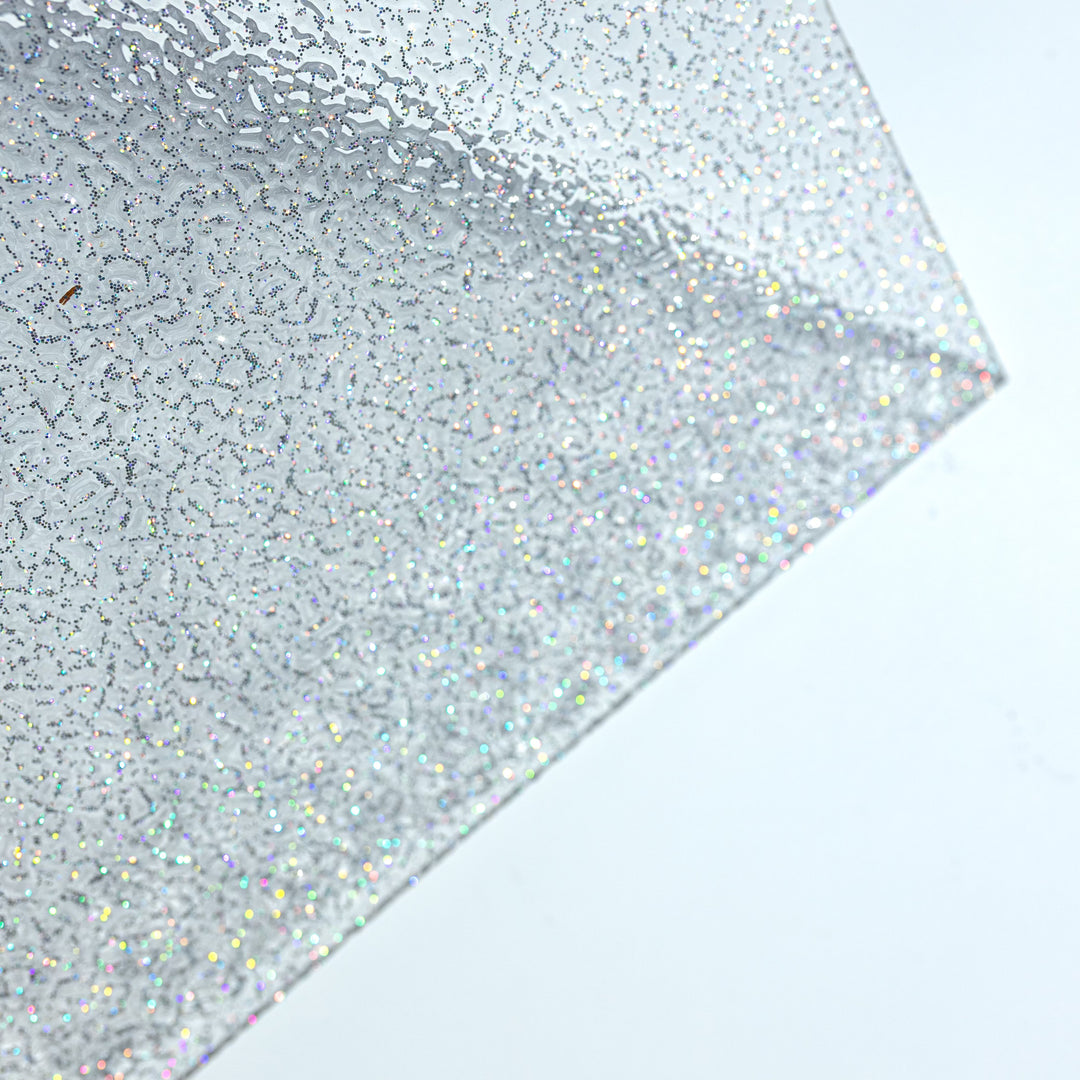 1/8 Clear Glitter Jellies Cast Acrylic Sheets
