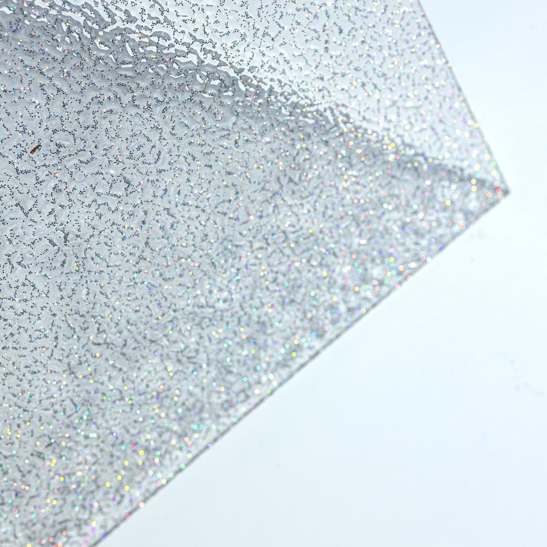 1/8" Textured Holographic Glitter Jellies Cast Acrylic Sheets