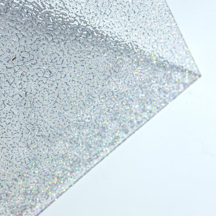 1/8" Textured Holographic Glitter Jellies Cast Acrylic Sheets