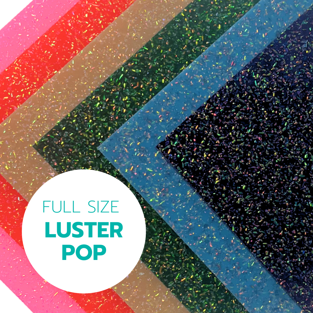 LusterPop Glitter Cast Acrylic Sheets | 1/8" | 48" X 96"