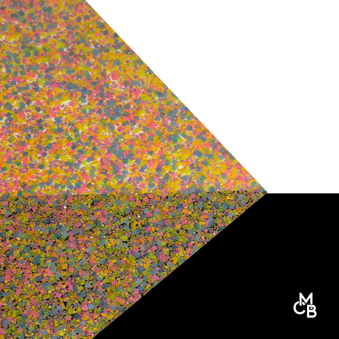 90's Neon GlitterBlend Cast Acrylic | Glitter Acrylic Sheet | CMB Acrylic