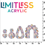 P1381 | Abstract Wildflowers Pattern Acrylic Sheets